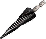 Winning Bore KURO-422 KURO Step Drill, Titanium Nitride Aluminum Coating, 0.2-0.9 inches (4-22 mm)