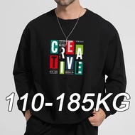 Men Plus Size 7XL 6XL Sweatshirt Long Sleeve Autumn Winter Hoodies Tshirt Solid Color Black Grey Men