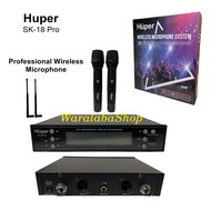 Microphone Huper SK-18pro Mic Wireless Huper