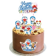 DORAEMON High Quality Paper Cake Topper Kek Cake Decor Cupcake Topper
