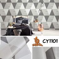 ORANGE Wallpaper dinding 45cm X 9M  wallpaper stiker dinding kamar tidur anak wallstiker Motif CY
