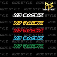 M7 Japan Racing Car Sticker Windscreen Side Door Bonet Car Decal M7Japan