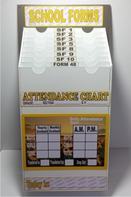 School Forms Holder/Attendance Chart