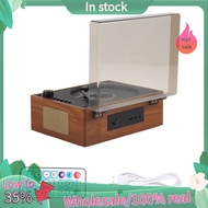 Retro CD Player Rechargeable Support CD BT USB 3.5mm AUX Portable CD Player Bluetooth-Compatible 5.0