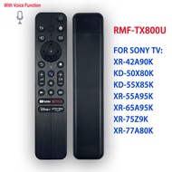 RMF-TX800U New Bluetooth Voice Remote Control for Sony Smart TV Fit XR-42A90K KD-50X80K KD-55X85K XR-55A95K XR-75Z9K XR-77A80K