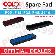 COLOP SPARE PAD INK ROUND CHOP - FOR COLOP STAMP P05 P15 P25 P45 S110 Q12 Q17 Q24 Q30 Q43