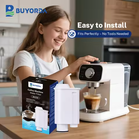 Buyorda Coffee Water Filter Compatible With Brita Intenza+, for Philips Saeco CA6702/00, for Gaggia 