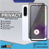 SAMSUNG A56 / A36 / A26 / A17 A16 Privacy Protection full Tempered Glass Screen Protector