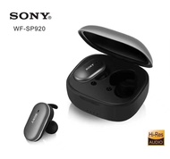 หูฟังเพลงสเตอริโอหูฟังบลูทูธเบสไร้สาย SONY WF-SP920ของแท้กันน้ำสำหรับกีฬาชุดหูฟังหูฟังมีไมค์ TWS
