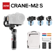 Zhiyun กิมบอล Crane-M2S 3แกนกล้องมือถือสำหรับแอ็กชันกล้องถ่ายภาพ/กล้องมิเรอร์เลส/สมาร์ทโฟน