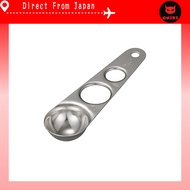 CB JAPAN Stainless Steel Measuring Spoon Set - Dual-Sided Tablespoon & Teaspoon with Pasta Measureme
