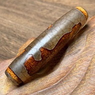 Tibetan Natural Old Agate Dzi Beads High-Oil Pulp Open Piece 21 Eyes Sun Moon Star Guanyin Dzi Beads