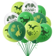 helium balloon gas happy birthday balloon Amazon 40cm Dinosaur Theme Latex Balloon Combination Set B