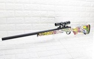 BELL VSR 10 狙擊槍 手拉 空氣槍 狙擊鏡 彩色( 倍鏡瞄準鏡MARUI BB槍BB彈玩具槍長槍步槍卡賓槍