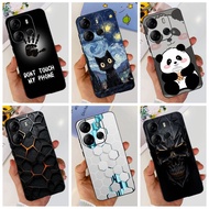 For Tecno Spark Go 2023 BF7n Case Cool Fashion Marble Cartoon Soft Silicone Back Cover For Tecno Pop