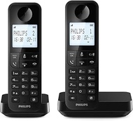 Philips D2702B/90 Cordless Phone Twin Set