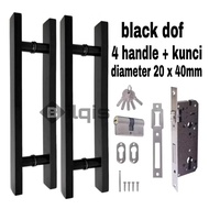Full set 1 set of door handles length 45cm 60cm Package of 4 pieces of door handles with through leg