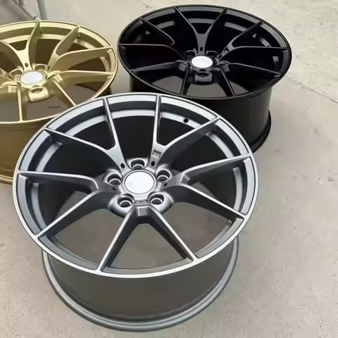 114.3 X 5-rim racing wheels, one-piece forged frosted silver, for models 18-21, offset wheels, for E