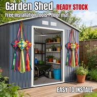 Ready Stock Outdoor Garden Storage Garden Shed Backyard Storage Large Setor Laman Besar Cabinet Meta