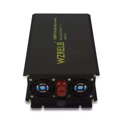 Solar Power Inverter 1500W 12V 220V Pure Sine Wave Inverter Generator Transformer 24V 48V DC to 110V