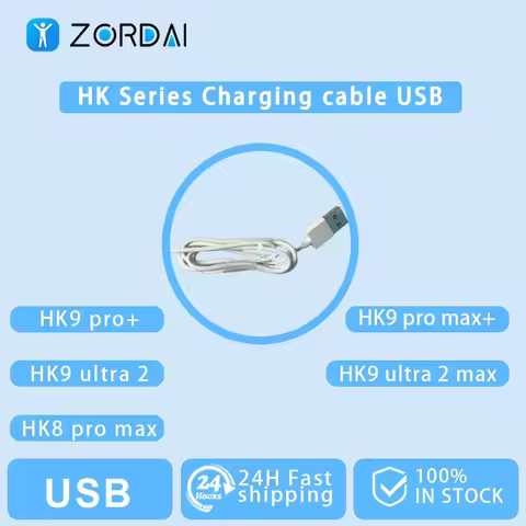 HK Series Charging Cables HK10 Pro Max+ HK10 Ultra 3 Charging Cable USB HK9 ultra 2 HK10 Ultra 3 HK8