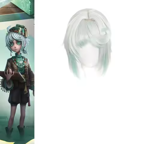 Painter Edgar Valden Role Play Wig Synthetic Hair Halloween Game Identity V Anime Cosplay Wigs Silve