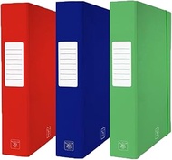 Pigna, Box of 3 LUX Document Folders with Elastic Band Project Folder D7