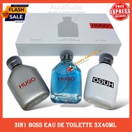 Ori 3in1 B0SS Eau De Toilette 3x40ml Spray Perfume Gift Set For Men