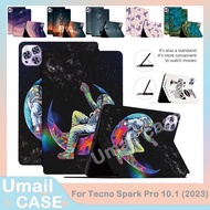 PU Leather Case For Tecno Spark Pro 10.1 2023 Soft TPU Back Cover Shockproof Tablet Case