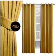 2 PCS Gorden Blackout Polos Import Jendela Panjang Minimalis Pintu Kamar Doff Super Tebal 12 ring