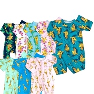 RM 27 Giraffe 1 Bonds Wondersuit Reject ( Size label Tag cut-off) / Baby Zippy Sleepsuit - NB to Siz