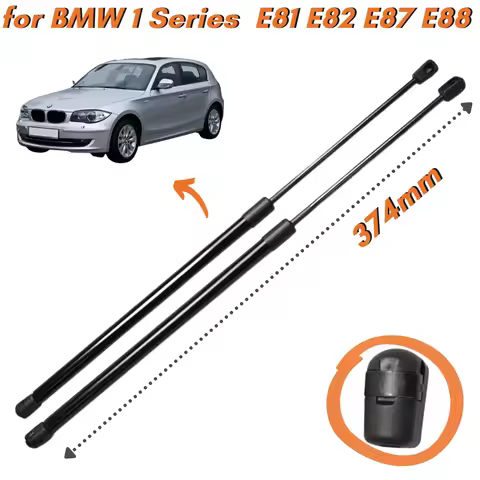 Qty(2) Hood Struts for BMW 120i 125i 130i E81 E82 E87 E88 2005-2012 Front Bonnet Lift Supports Shock