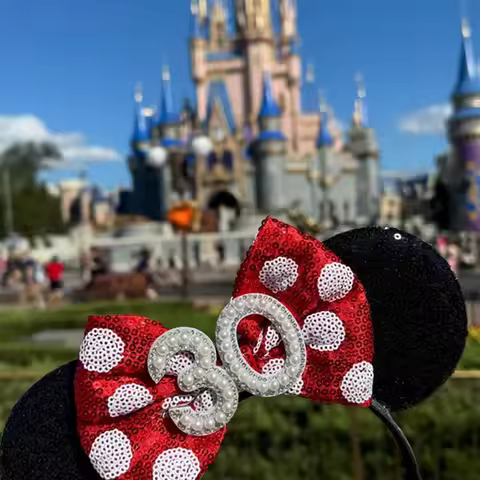 Sequin Birthday Headband Ears 16th 18th 21st 30th 40th 50th 60th Birthday Headband Girls Birthday Pa