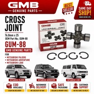 GMB Cross Joint GUM-88 Japan Mitsubishi Pajero Adventure L300 76.8mm x25 OEM Part No.: GUM-88