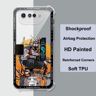 ROG 7 Ultimate Transparent Defence Protect Shockproof Case For Asus ROG 7Ultimate Phone Airbag Cover For Asus ROG Phone 7 Ultimate