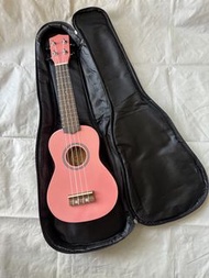 粉紅色 Ukulele 配琴袋