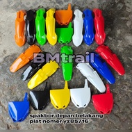Gratong Front Rear Fender Board Yz 85 2016 Number Plate Front Rear Fender Yz85 New Trail