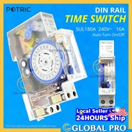 Timer Switch Industrial Timing Tool DIN Rail Timer Switch Auto On Off Timer Switch 24Hours Plug In T