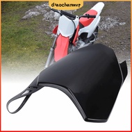 DIACHAMY Front Number Plate, Black Front Mount Dirt Bike Number Plate, Durable Plastic Pit Bike Fron