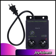 joyfulness Electric Fence Energizer Coverage 8 Acres Area for Protecting Poultry from Wild Animals I