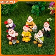 MISSYU Fairy Garden Miniatures Gnome Dwarf Mini Gnome Figurines Garden Decoration MISSYU