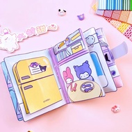 Diy Quiet Book Sanrio Book Educational Kuromi Homemade Book cinnamorll Quiet Book Children Girls Han