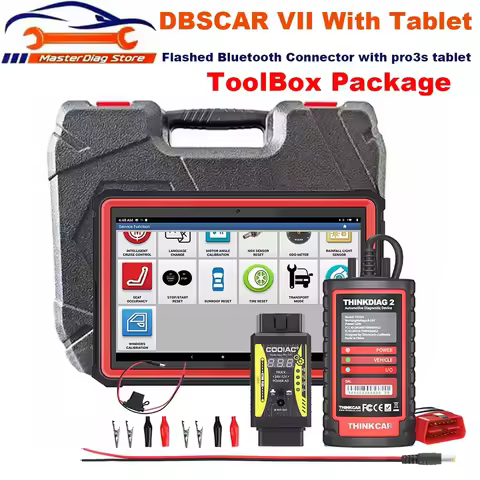 Thinkdiag 2 GT106 PLUS With Launch 10 inch PRO3S+ Tablet Bluetooth OBDII Scanner For DIAG/ZONE OR X/