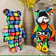 Lego BearBrick Large Size 55cm, Assemble Violent Bear 55cm, Momo Rabbit, Brown Bear Available For Hammer