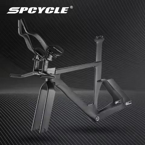 Spcycle 2026 New TR032 Carbon Track Bike Frame Aero Fixed Gear Bicycle Carbon Frameset Aerodynamic T