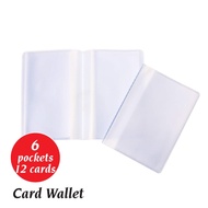 PVC IC Card Wallet | ID Card Holder Transparent PVC with 2/4/6/8 Pocket IC ATM LESEN | 卡套