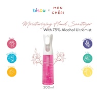 BISOU X MON CHERI 300ml Hand Sanitizer with 75% Alcohol Ultramist [High Pressure Spray] Sanitizer Spray