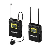 MAMEN WMIC-01 Professional UHF Dual-Channel Digital Wireless Microphone System