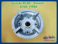 WHEEL HUB "SILVER" Fit For SUZUKI RC80 SMASH A100 FR80 (1 PC.) #ดุมสเตอร์ ดุมล้อ สีบรอนซ์เงิน