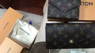 LV Sarah NM3 MNG and LV VICTORINE MNG FUCHSIA WALLET